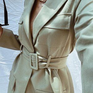 Steinway Mini Dress Green